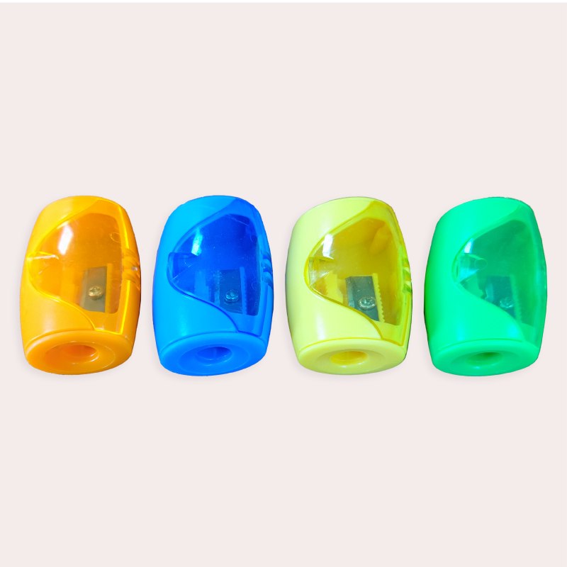 Hot Selling High Quality Single Hole Sharpener OEM Multicolor Standard Pencil Sharpener