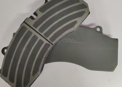 Light Vehicles Bus Brake Pads Metallic Friction Material Customized Color