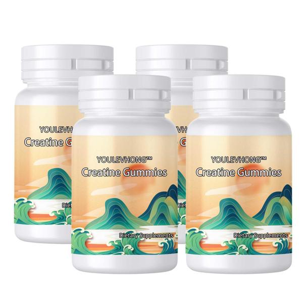 Goma de Creatina Livre de Glutena 3g Boost For Power Energy Pílulas de Crescimento Muscular