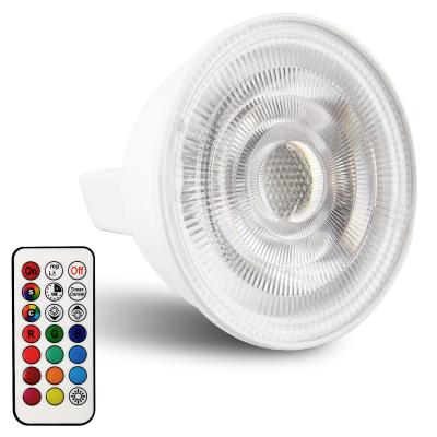 3W RGB Low Voltage LED Spotlight With Remote Control 12V Voltage