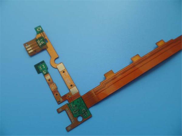 Multilayer flexible PCBs Rigid-flex PCBs Polyimide PCBs0.2mm thick Immersion Gold with Yellow