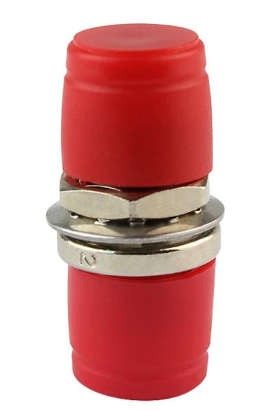 Red UPC Fiber Optic Cable Adapter , Fc Fiber Adapter Wave Length 1310/1550nm