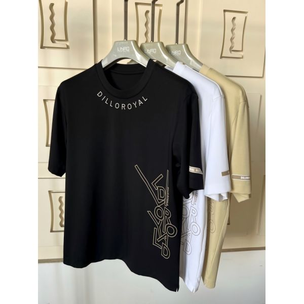 Crew Neck T-shirts | Rhinestone Logo & Graphic Design Jersey Men T-shirt OEM/ODM Manufacture