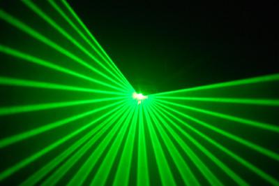 Single Green Beam Laser Stage Lighting Outdoor 30W Micro - Step Motor Scanner