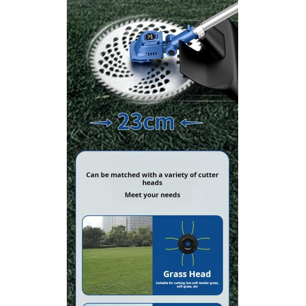 Электрическая косатка без щетки 1380 Вт низкошумная электрическая газонокосилка