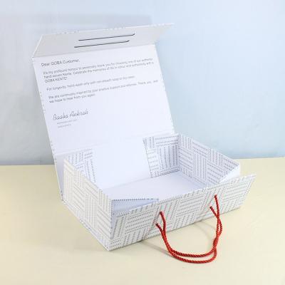 Cardboard Magnetic Folding Box Gift Watch Packaging Custom Matte Lamination Printing