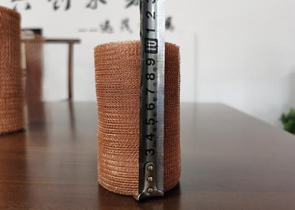 5''X30ft 100% Pure Copper Knitted Wire Mesh For Demister Pad