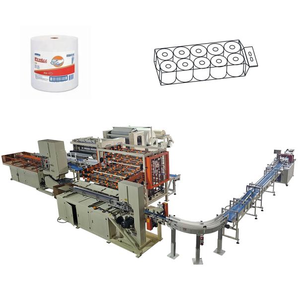Fully Automatic Toilet Paper / Kitchen Towel / Maxi Roll Paper Tissue Making Machine Line With Glue Lamination
