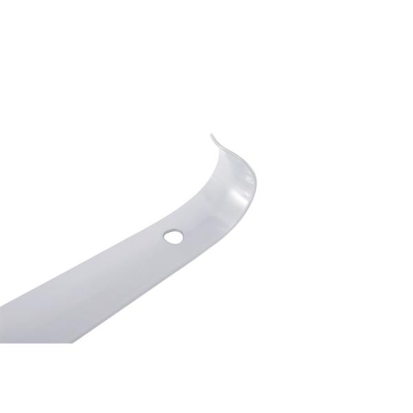 Длинный рог из нержавеющей стали 24 дюйма 11,8 дюйма 30 см Металлический рог для обуви с отверстием и ручкой