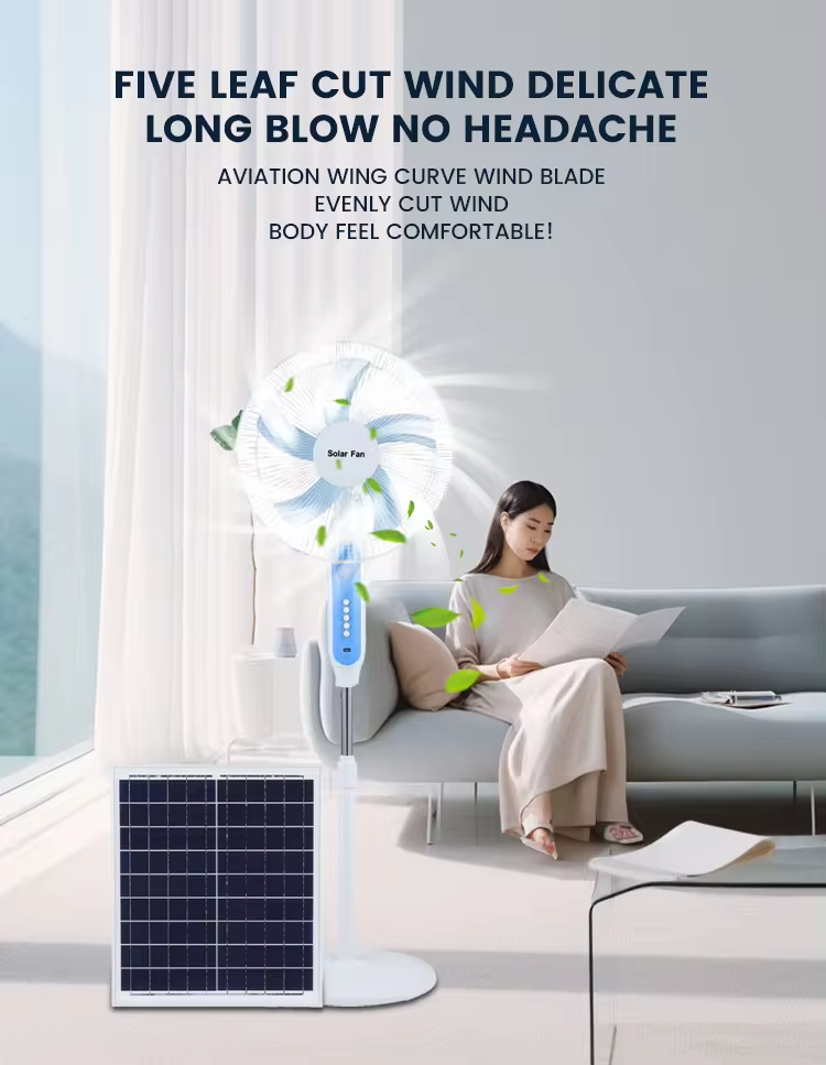 Outdoor All-Rounder,Solar/USB-C Dual Charging ,Four-Speed Camping Fan Light (with Emergency Power Supply)