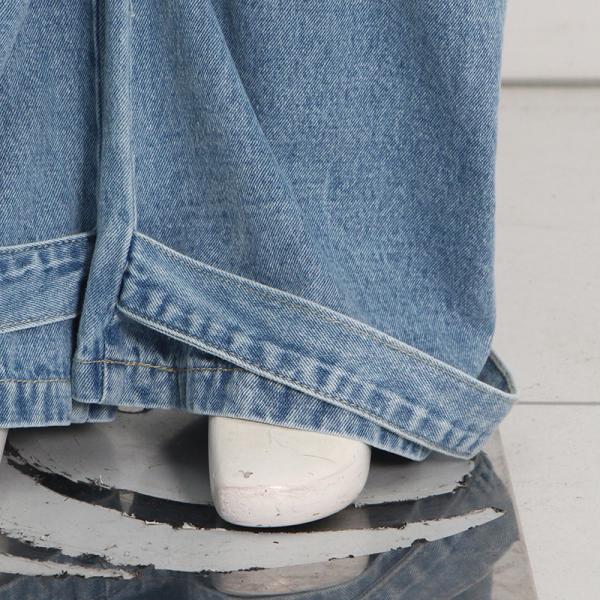 Cotton Denim Oversized Hiphop Embroiled Baggy Loose Men's Jeans for Sustainable Style