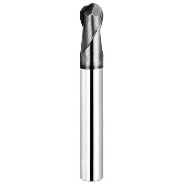 2 Flute Solid Carbide Ball End Mill Cutter For Stainless Steel