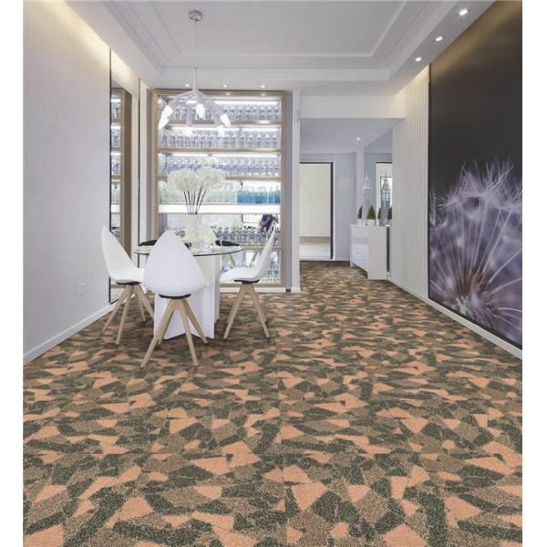 Fashion Industrial Carpet Squares / Office Carpet Tiles CE Certified For Room