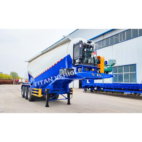 TITAN 3 Axle 40 CBM Dry Powder Cement Bulker Tanker Trailer for Sale in Saudi Arabia
