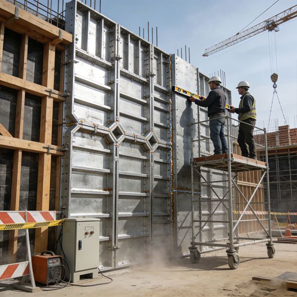 Q355B Steel Slab Formwork Modular Design For Concrete Forming Solutions