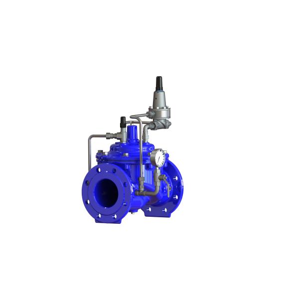 PN10 Minimum Pressure Sustaining Valve with Ductile Iron Construction and Flange Connection for Reliable Pressure Control