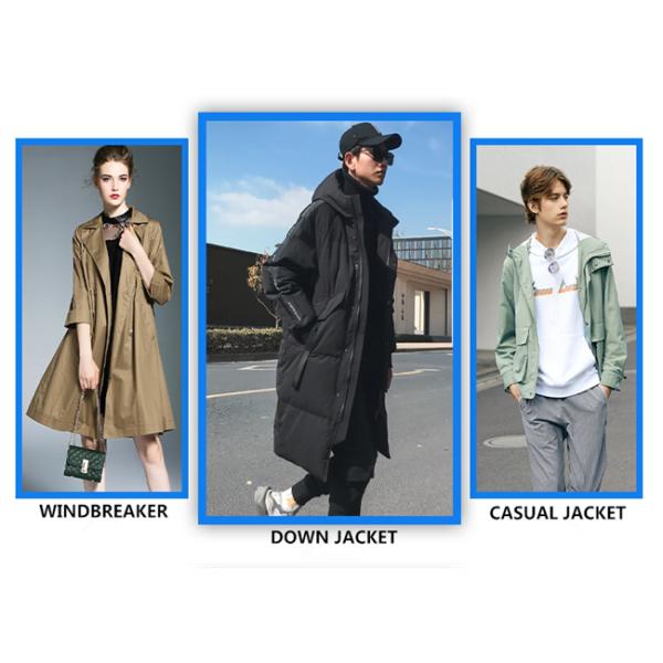 Репеллент воды Twill 100% повторно использовал пластиковую ткань Backback куртки зимы полиэстера бутылки