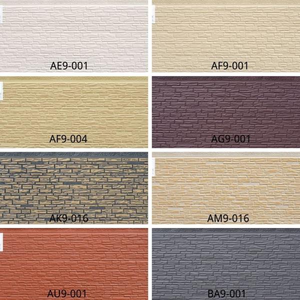 16mm Waterproof Exterior Wall Panel Aluminium Polyurethane PU Sandwich Panels