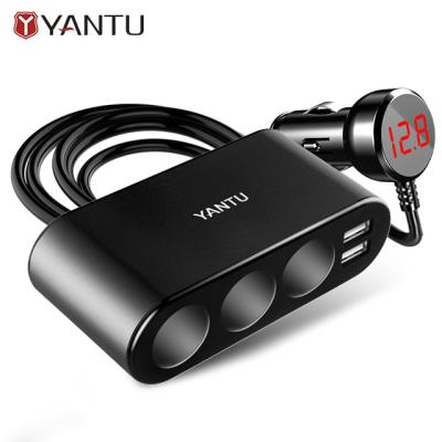 USB Connection YANTU B08 Car Charger Adapter with On Off Switch Socket Metal Material