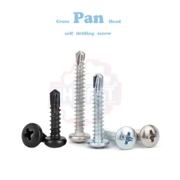 ROHS ISOISO9001 2015 Certified Carbon Stainless Steel Sheet Metal Tek Screw for Roofing