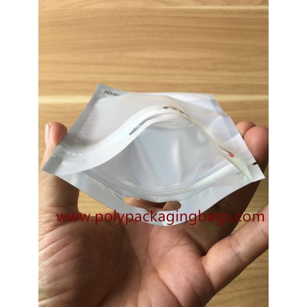 Electronic Zipper Plastic Bag / Headset USB Data Line Yin And Yang Bone Clip Bag