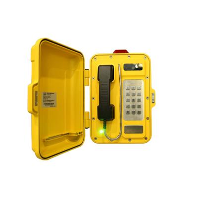 Ajuda à prova de intempéries industrial da estrada da emergência do telefone de DC12V para apontar