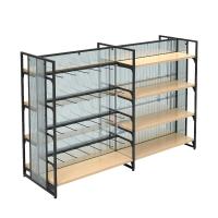 Góndola de madera que deja de lado los muebles de la tienda del estilo de Miniso ajustables