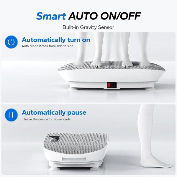 Multi function Vibration Plate Exercise Machine, Vibration Plate with Auto Mode, Vibrate Fitness Platform