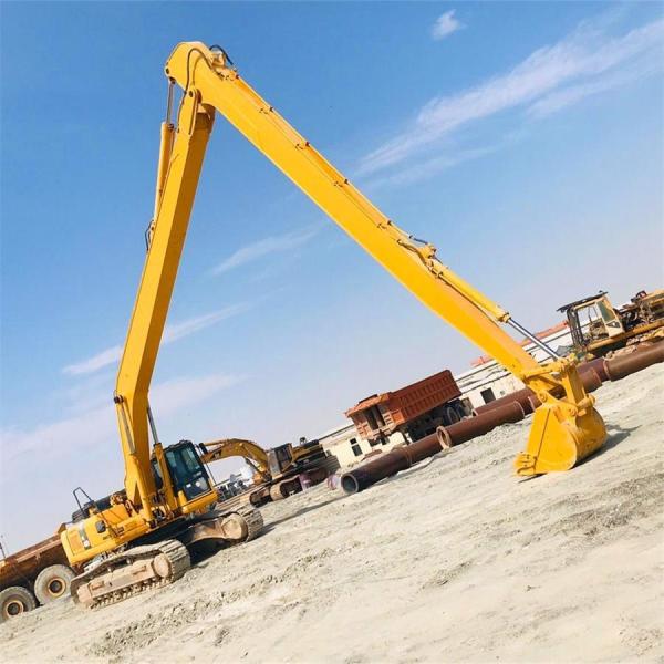 24M Heavy Duty Long Reach Boom And Arm Dredging Extended Arm For 74 Ton Large Mining Excavator Fit CAT374GC EC750E PC750 SY750H XE750GK PRO For River Dredging Reservoir Reclamation Deep Foundation