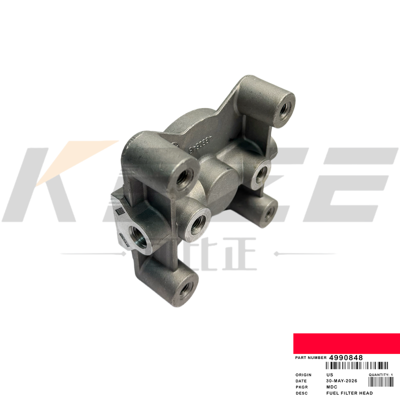 SANY SY215 HYUNDAI R215 4990848 EXCAVATOR FUEL FILTER BASE FOR CUMMIN S 6BT ENGINE