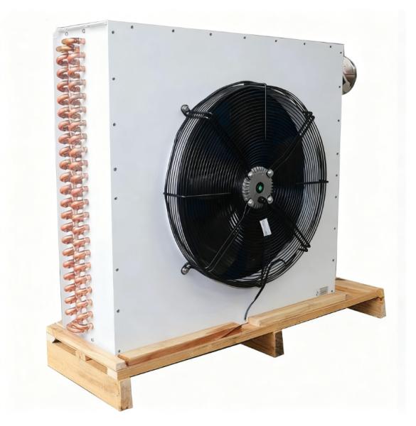 Stainless Steel Fin-Tube Condenser with Copper Tubes Air-Cooled Heat Exchanger for Air-Conditioning Systems