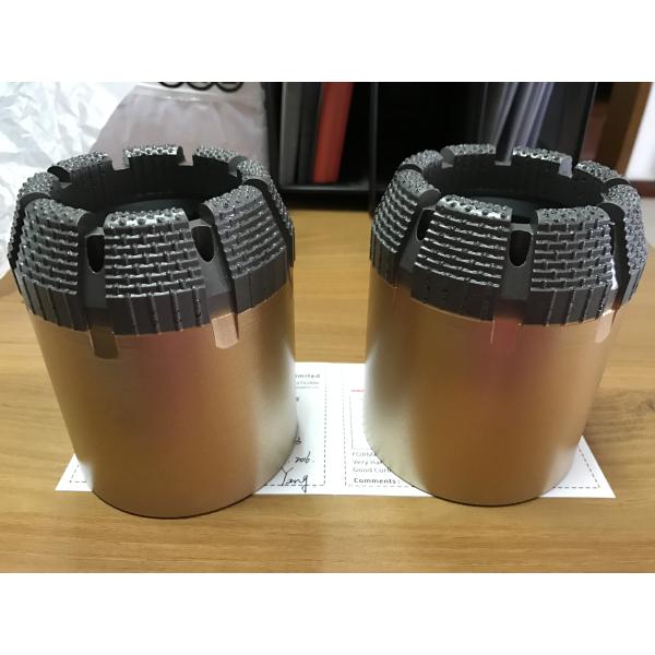 Face Discharge Step Natural Diamond Core Bit HQ3 Surface Set Drill Bits