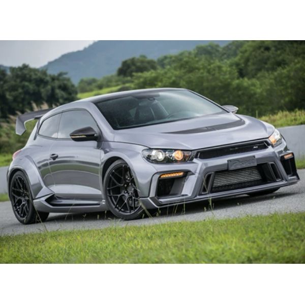 ASP Style FRP Volkswagen Scirocco Body Kit Car Rear Bumper Diffuser Hood OEM
