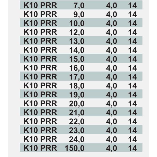 K10  / Пила карбида вольфрама YG6X наклоняет нормальную типовую модель PRR