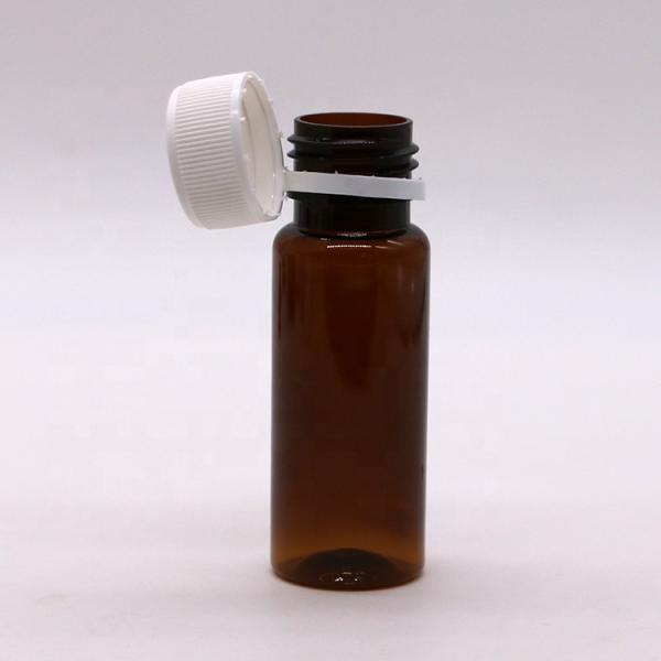 Материал тела ПЭТ 50 мл Пластиковая жидкая бутылка для медицинской упаковки и пероральной жидкости
