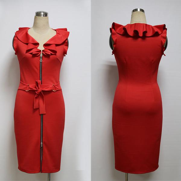 O vestido o mais atrasado do escritório para negócios para mulheres