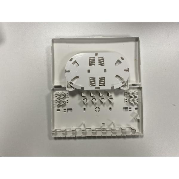 Fiber Optic Termination Box for FTTH Indoor Wall Mount with 8 Core Capacity