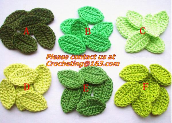 handmade hook needle crochet diy accessories three-dimensional flower