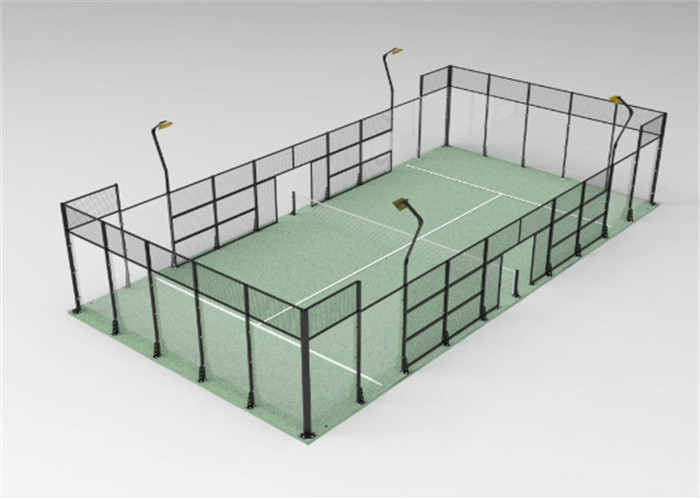 Padel Court Cost Indoor Paddle Tennis Court Hot DIP Galvanized Padel Fence For Outdoor Sport