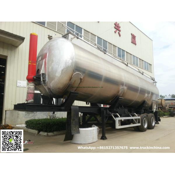 Aluminum Alloy  Wheat Flour Bulk Tanker with Tipping Hydraulic Cylinder (6000USG-10000USG ）whApp:+8615271357675