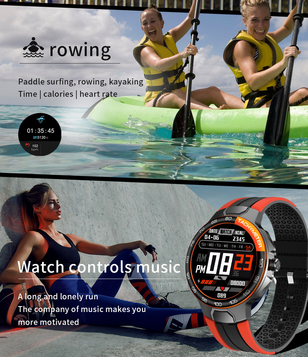 Smartwatch магнитное поручая 200mAH 1.28in IPS водоустойчивый Bluetooth с GPS
