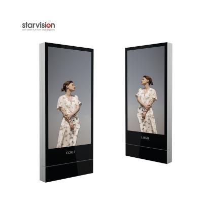 Aluminium 3mm Pixel Pitch LED Digital Totem Display For Mall Advertising