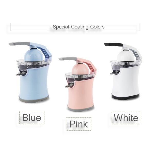 JC203 160W Stainless Steel Compact Citrus Press with Aluminmum Diecast Handle