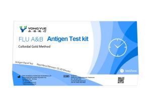 Gripe rápida do antígeno da gripe de Kit Antigen Rapid Self Test do teste um