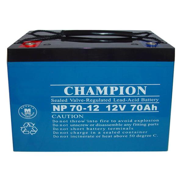 China Champion UPS Battery 12V70Ah NP70-12 Lead Acid AGM Battery VRLA Battery,