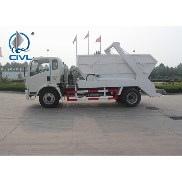 Arm Swing Waste Collection 6 Cbm Garbage Compactor Truck