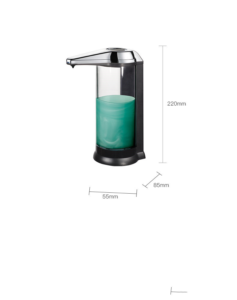 Распределитель 17oz 500ML Touchless геля алкоголя Chrome автоматический