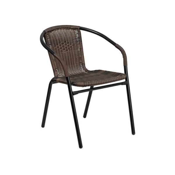 Moisture Resistant outdoor Garden Rattan Chair 2.9kg Easy Maintenance