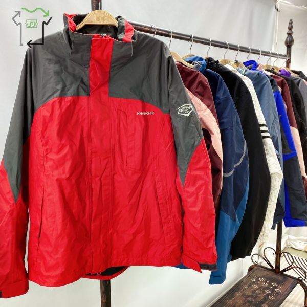 Outdoor Hiking Used Clothes Interchange Jacket Zipper Windproof Waterproof Mountaineering