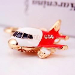 Alloy  Helicopter Key Chain Ornaments Light Metal Pendant For Women bags